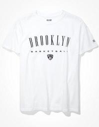 Tailgate Women's Brooklyn Nets Oversized T-Shirt
