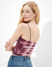 AE Cropped Tie-Dye Bungee Strap Cami