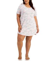 Plus Size Short Sleep Shirt Nightgown, Created for Macy's