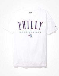 Tailgate Women's Philadelphia 76ers Oversized T-Shirt