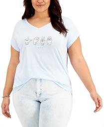Plus Size ASL Graphic T-Shirt, Created for Macy's