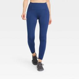 Women's Sculpted Linear Laser Cut High-Waisted 7/8 Leggings 25" - All in Motion™