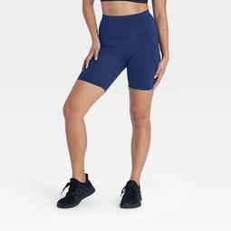 Women's Sculpted Linear High-Waisted Bike Shorts 7" - All in Motion™