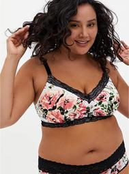 White Floral 360° Back Smoothing™ Lightly Lined Everyday Wire-Free Bra