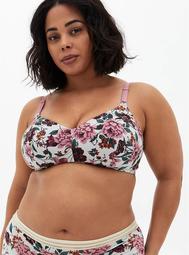 Ivory Floral 360° Back Smoothing™ Lightly Lined Everyday Wire-Free Bra