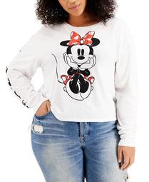 Trendy Plus Minnie Mouse Long-Sleeve T-Shirt