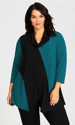 Hampsted Tunic - black teal
