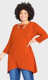 Willows Longline Tunic - spice