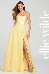 ew119007 - Strapless A-Line Gown