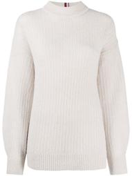 crew neck cable knit jumper