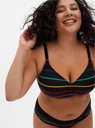 Black Stripe 360° Back Smoothing™ Lightly Lined Everyday Wire-Free Bra