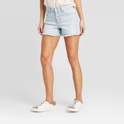 Women's High-Rise Slim Fit Jean Shorts - Universal Thread™ 