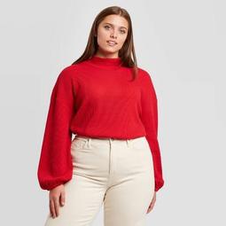 Women's Plus Size Pullover Sweatshirt - Ava & Viv™