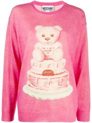cake teddy bear wool jumper