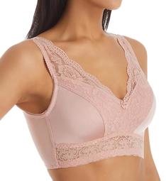 Rhonda Shear Ahh Pin-Up Lace Leisure Bra with Removable Pads 672P