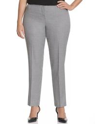 Straight fit houndstooth straight leg pant