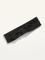 Soft-Knit Bow-Tie Headband for Women