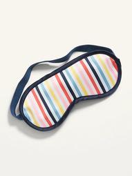Patterned Satin Sleep Mask for Adults