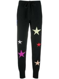 knitted star sweat pants