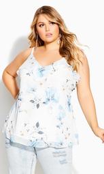 Shy Orchid Top - ivory
