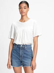 ForeverSoft Squareneck Lace T-Shirt