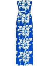 Carrie strapless floral-print maxi dress