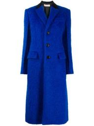 two-tone mohair coat