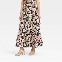 Women's Floral Print Wrap Maxi Skirt - Who What Wear™