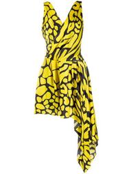 abstract-print sleeveless dress