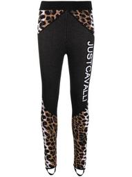 leopard print stirrup leggings