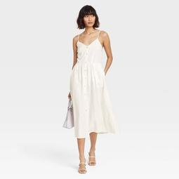 Women's Sleeveless Button-Front Dress - A New Day™