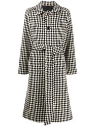 belted five button coat