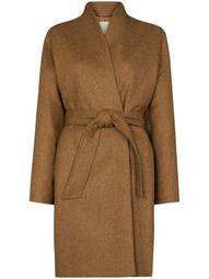 belted wool coat
