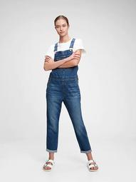Slouchy Overalls With Washwell™