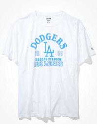 Tailgate Women's LA Dodgers Oversized Graphic T-Shirt