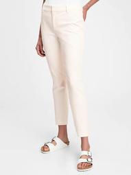 High Rise Slim Ankle Pants with Stretch