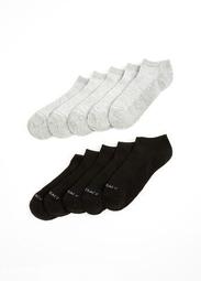 10 Pack Pique Solid Low Cut Socks