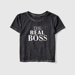 Toddler The Real Boss Graphic Tee