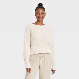 Women's Crewneck Textured Pullover Sweater - Universal Thread™