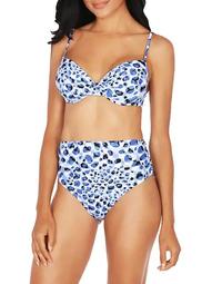 Cheetah-Print Underwire Bikini Top