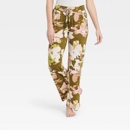 Women's Floral Print Beautifully Soft Pajama Pants - Stars Above™ Green