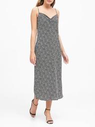 Petite Leopard Print Slip Dress