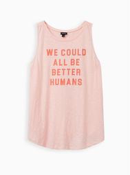 Better Human Tank - Pink