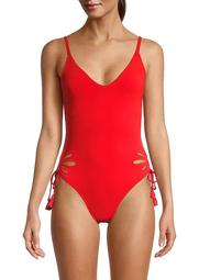 Ava Ruched One-Piece Swimsuit