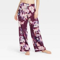 Women's Floral Print Simply Cool Pajama Pants - Stars Above™ Purple