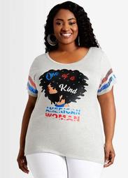 One Of A Kind American Woman Tee