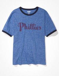 Tailgate Women's Philadelphia Phillies Ringer T-Shirt