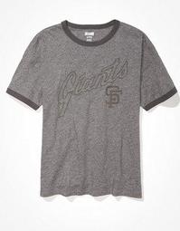 Tailgate Women's SF Giants Ringer T-Shirt