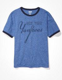 Tailgate Women's NY Yankees Ringer T-Shirt