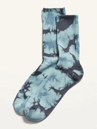 Tie-Dyed Gender-Neutral Tube Socks for Adults
